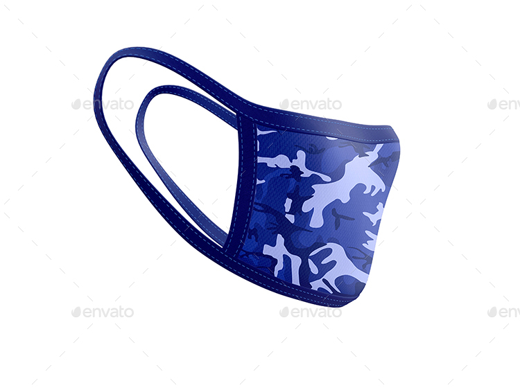 Face Mask Animation Mockup, Graphics GraphicRiver